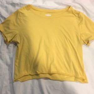 Yellow Crop Top